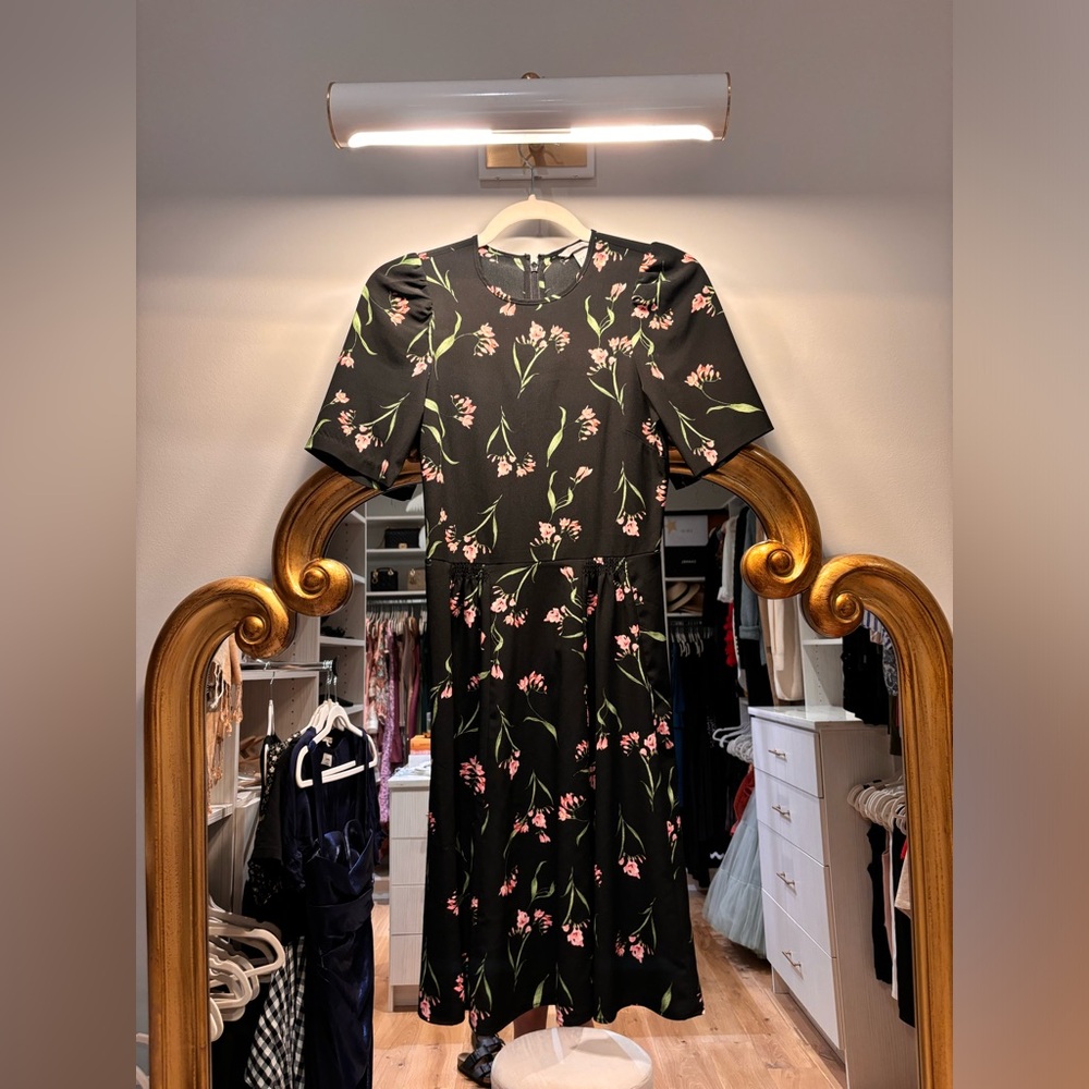 Black Floral H&M Dress